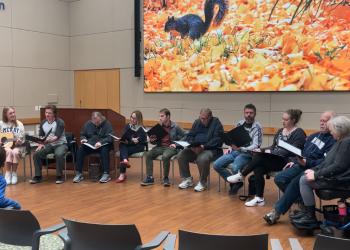 A performance of the NeuroHarmony Choir