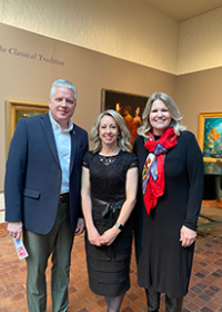 Nichole Kyle with Mike Leonard and Jeanna Nichols